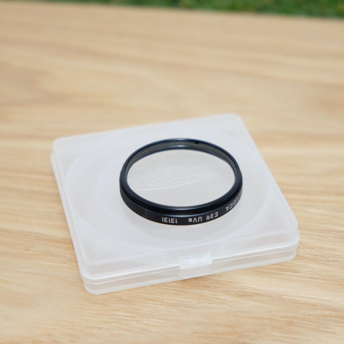 Leica Genuine E39 UVa Lens Filter 13131 Black W/ Box & Case Japan [Mint] #1285