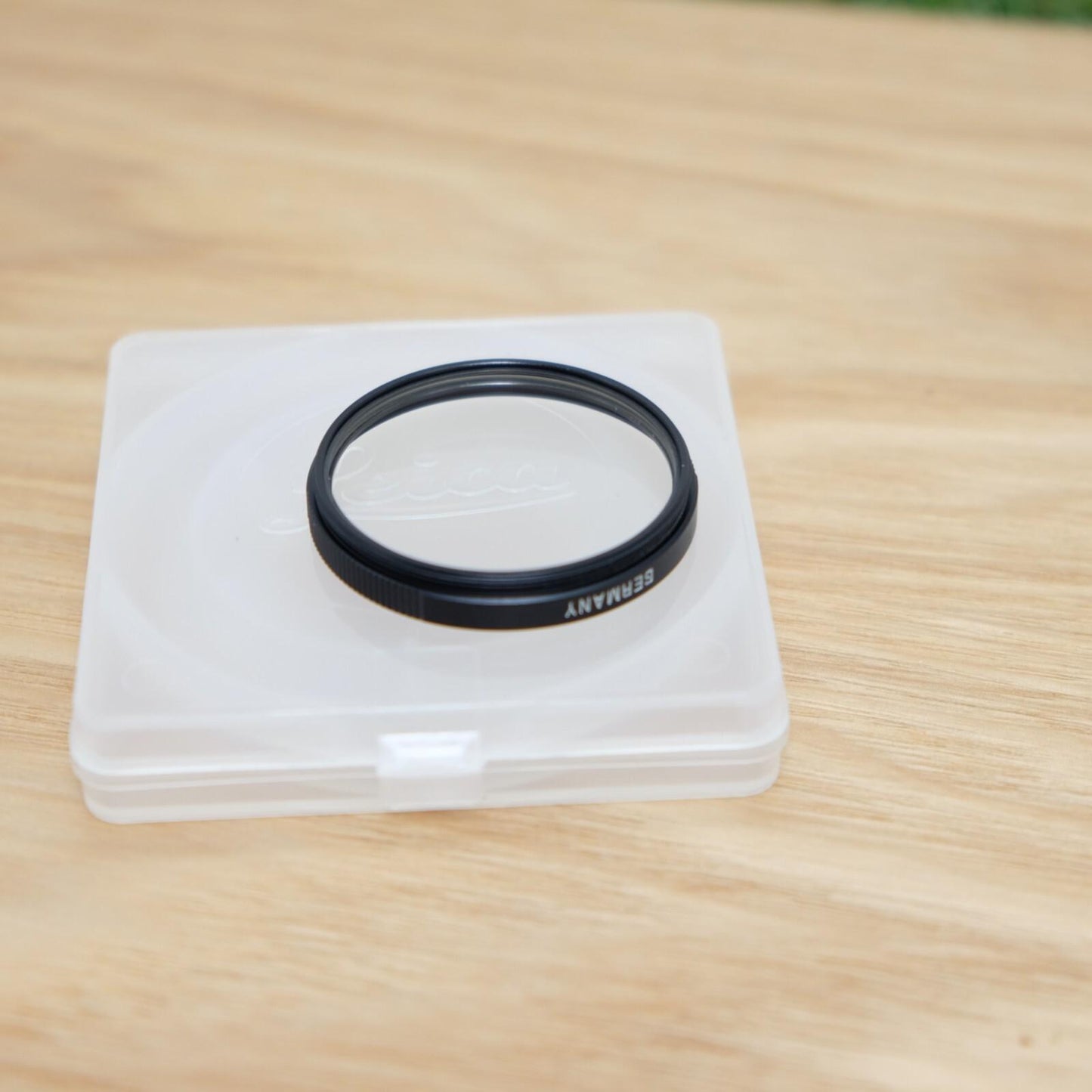 Leica Genuine E39 UVa Lens Filter 13131 Black W/ Box & Case Japan [Mint] #1285
