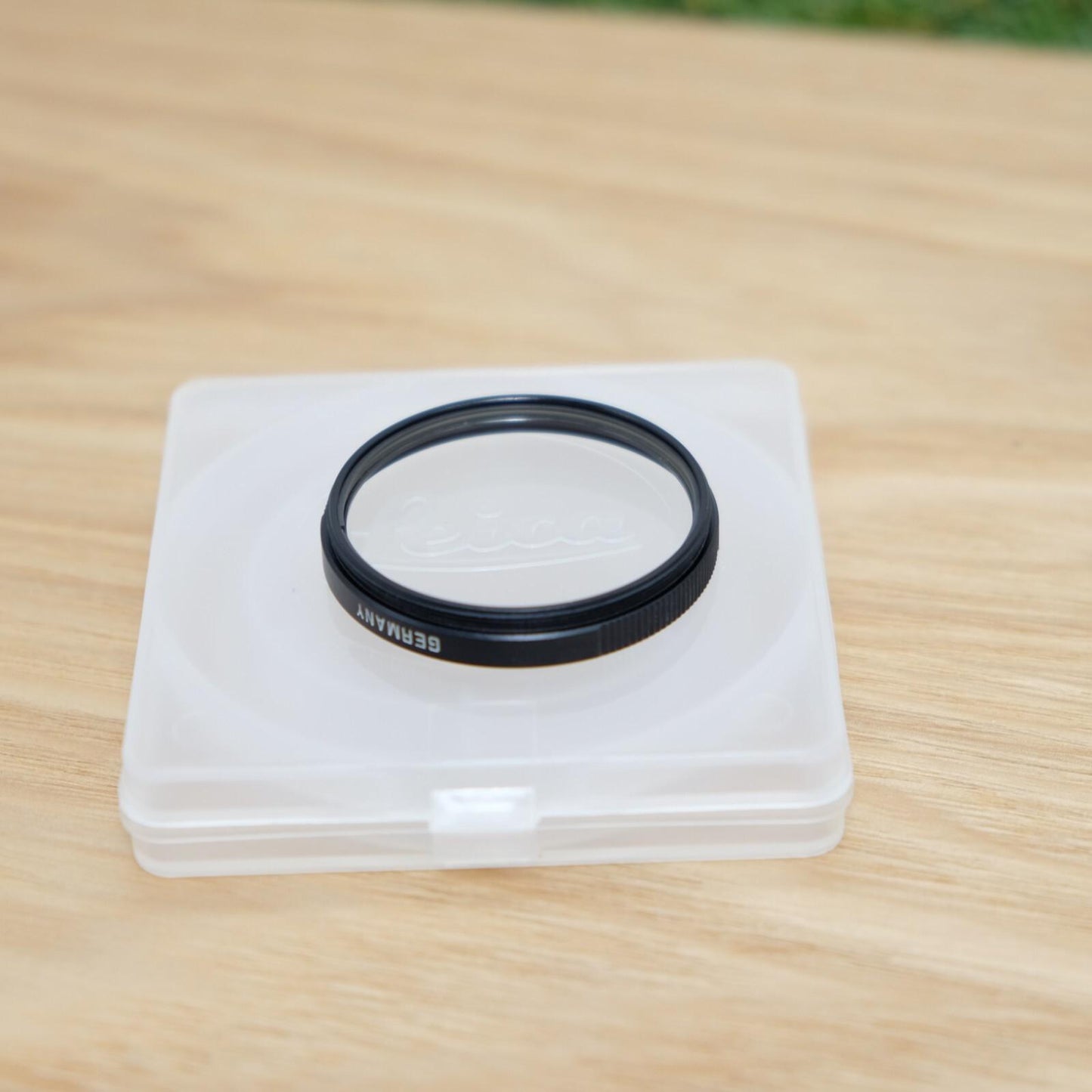 Leica Genuine E39 UVa Lens Filter 13131 Black W/ Box & Case Japan [Mint] #1285