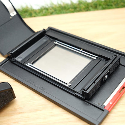ホースマン 10枚撮り 120ロール フィルムバックホルダー 6x7 4x5カメラ用 日本製 [N ミント] #1293 