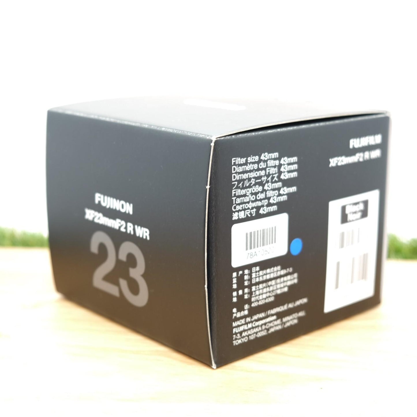 FUJIFILM XF 23mm F2 R WR Black X Mount Fuji Fujinon W/ Box Japan [Mint] #1295