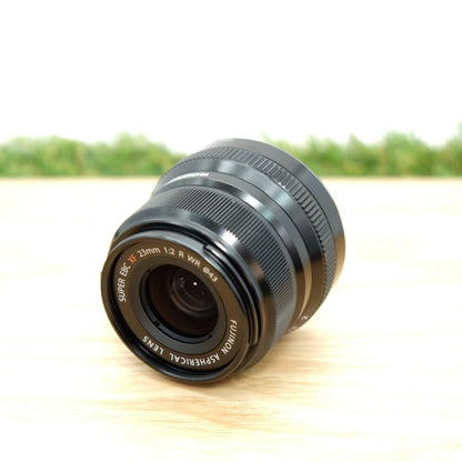 FUJIFILM XF 23mm F2 R WR Black X Mount Fuji Fujinon W/ Box Japan [Mint] #1295