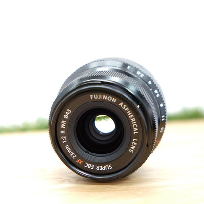 FUJIFILM XF 23mm F2 R WR Black X Mount Fuji Fujinon W/ Box Japan [Mint] #1295