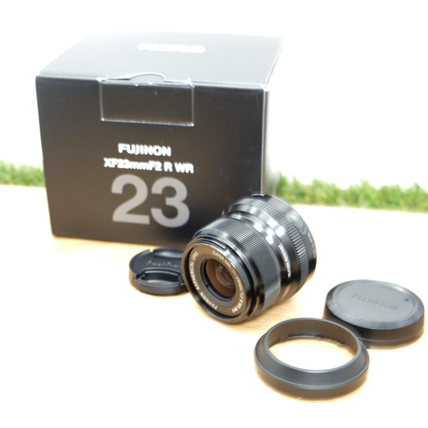 FUJIFILM XF 23mm F2 R WR Black X Mount Fuji Fujinon W/ Box Japan [Mint] #1295