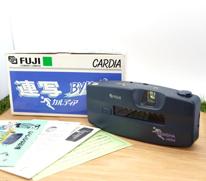 Fujifilm Rensha Cardia Byu-N 8 35mm Film Camera W/ Box Japan [Mint -] #1105C