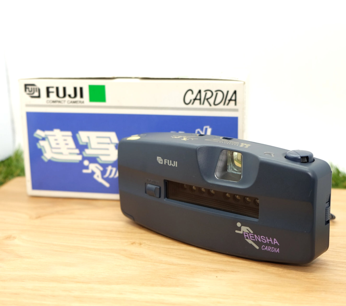 Fujifilm Rensha Cardia Byu-N 8 35mm Film Camera W/ Box Japan [Mint -] #1105C