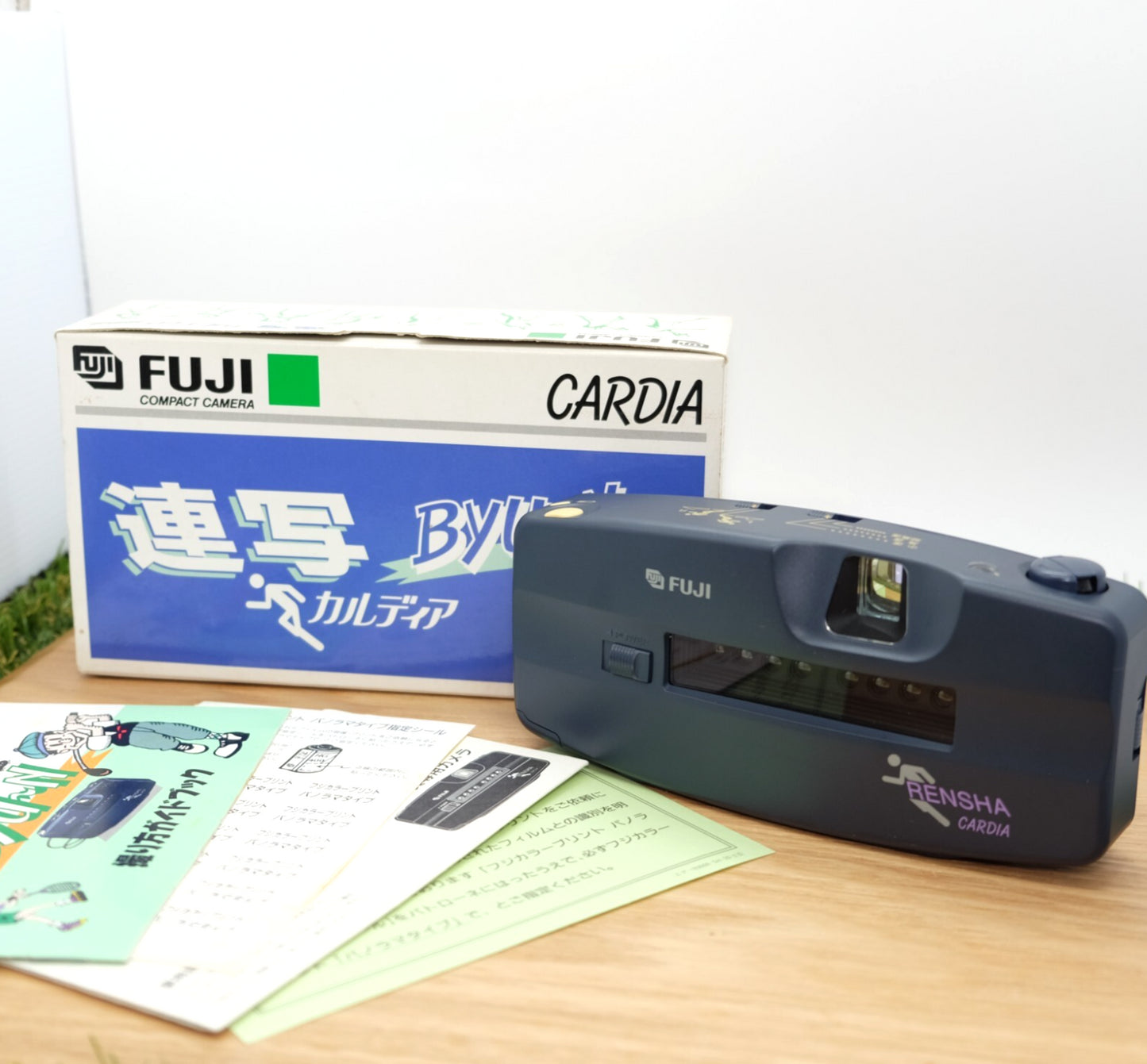 Fujifilm Rensha Cardia Byu-N 8 35mm Film Camera W/ Box Japan [Mint -] #1105C