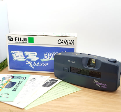 Fujifilm Rensha Cardia Byu-N 8 35mm Film Camera W/ Box Japan [Mint -] #1105C