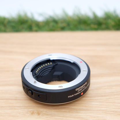 Olympus MMF-2 Four Thirds Mount Micro Adapter 4/3 Body Black Japan [Mint] #1296