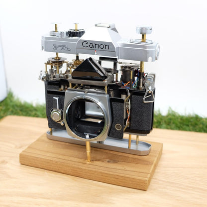 Canon FTb QL 35mm Film Sliver Artistic Brass Skeleton Japan [Pre Order] #1298A