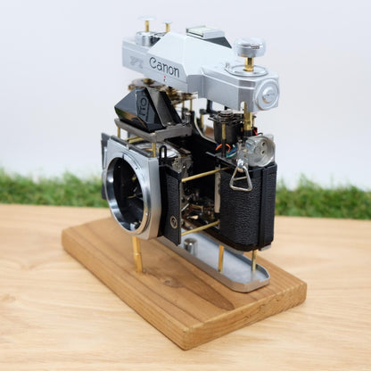 Canon FTb QL 35mm Film Sliver Artistic Brass Skeleton Japan [Pre Order] #1298A