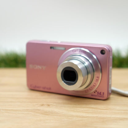 SONY Cyber Shot DSC-W350 Pink 4x Optical Zoom Digital Japan [Near Mint] #1310