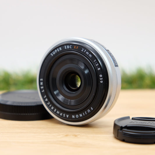 FUJIFILM Fujinon XF 27mm F2.8 Lens Silver For X Mount Japan [Near Mint] #1308
