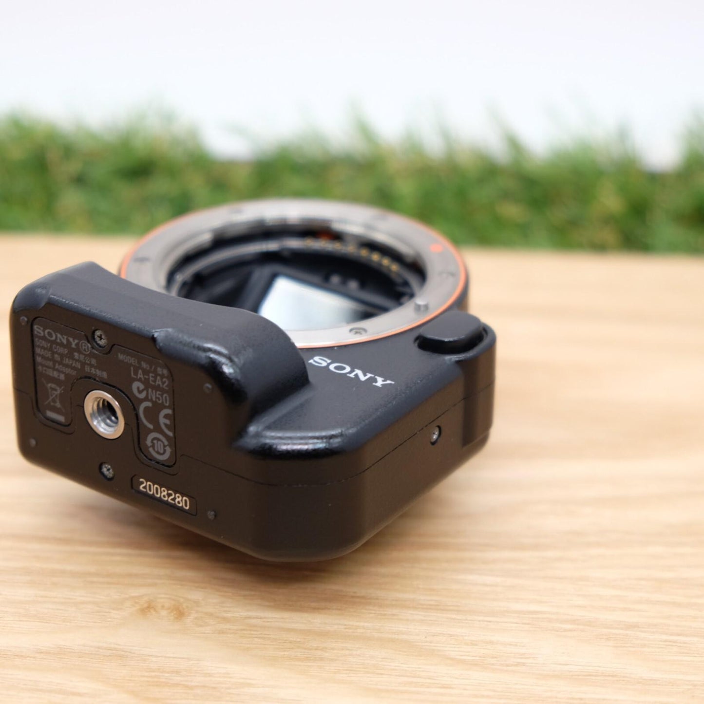 Sony LA-EA2 A-mount to E-mount FE Lens Adapter Black W/ Box Japan [Mint] #1229A