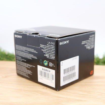 Sony LA-EA2 A-mount to E-mount FE Lens Adapter Black W/ Box Japan [Mint] #1229A