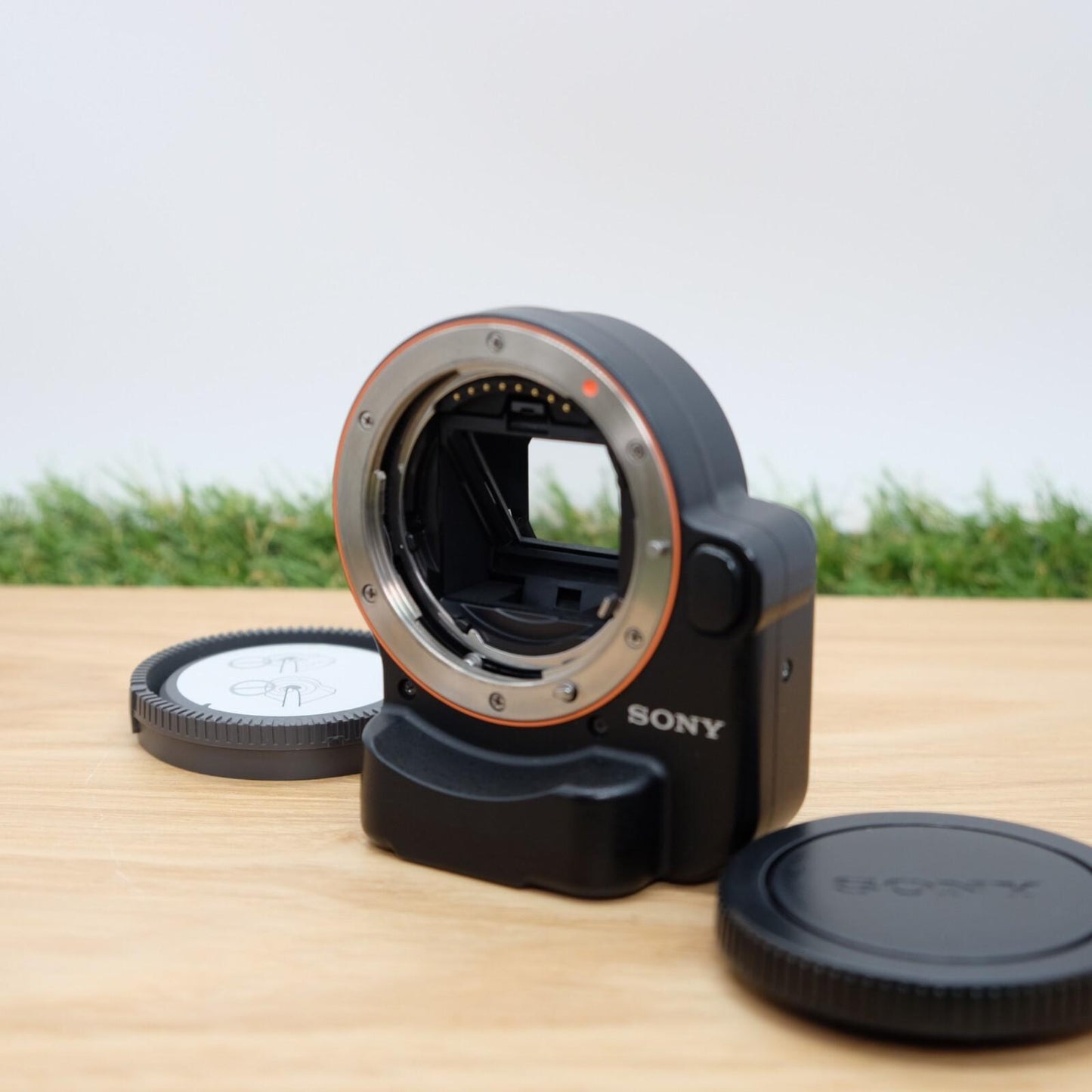 Sony LA-EA2 A-mount to E-mount FE Lens Adapter Black W/ Box Japan [Mint] #1229A