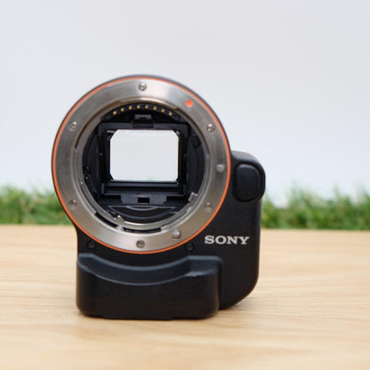 Sony LA-EA2 A-mount to E-mount FE Lens Adapter Black W/ Box Japan [Mint] #1229A