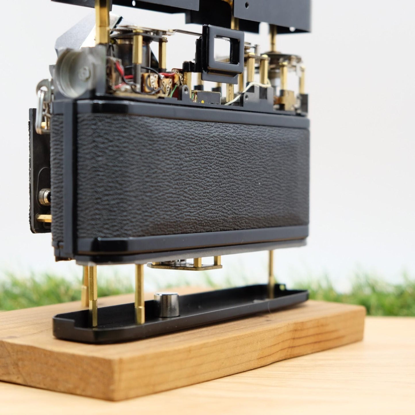 Canon FTb QL 35mm Film Black Artistic Brass Skeleton Mod Handmade in Japan #1311