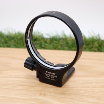 CANON TRIPOD MOUNT RING B Black For 100mm F2.8 180mm F/3.5 Japan [N Mint] #1110A