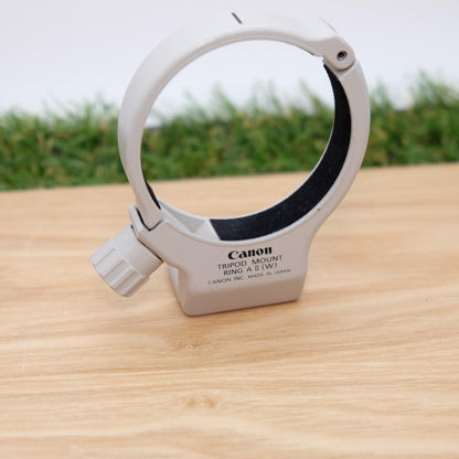 Canon Tripod Mount Ring A II (W) White EF40056L 20040LIS Japan [N Mint-] #1180D