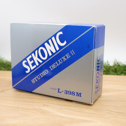 SEKONIC L-398M Studio Deluxe II Exposure Light Black W/ Box Japan [Mint] #1314