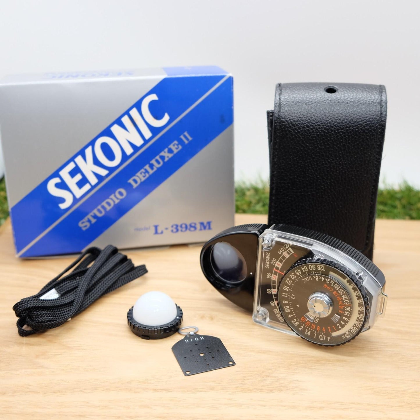SEKONIC L-398M Studio Deluxe II Exposure Light Black W/ Box Japan [Mint] #1314