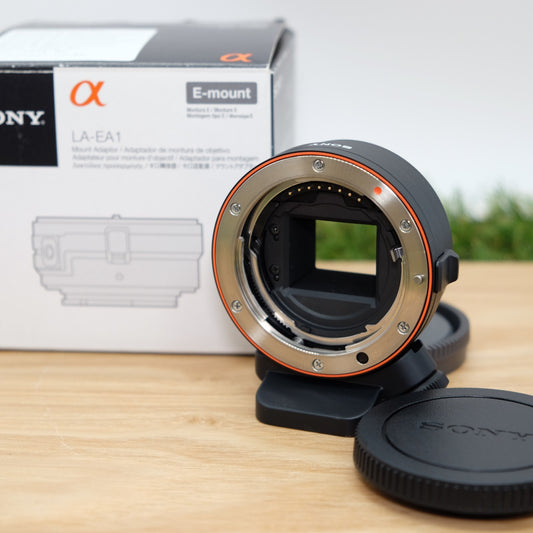 Sony LA-EA1 A Mount Lens to E Mount Camera Adapter  W/ Box Japan [N Mint] #1013D