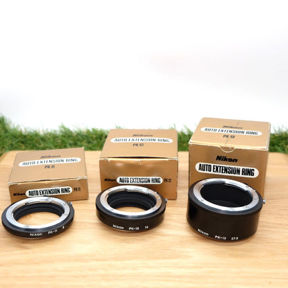 Nikon Extension Tube Ring PK-11 PK-12 PK-13 Set For F Mount W/Box [Mint] #1118D