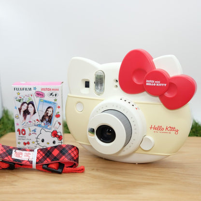 FUJIFILM Instant Camera Cheki Hello Kitty INS MINI Red Japan [Near Mint] #1319