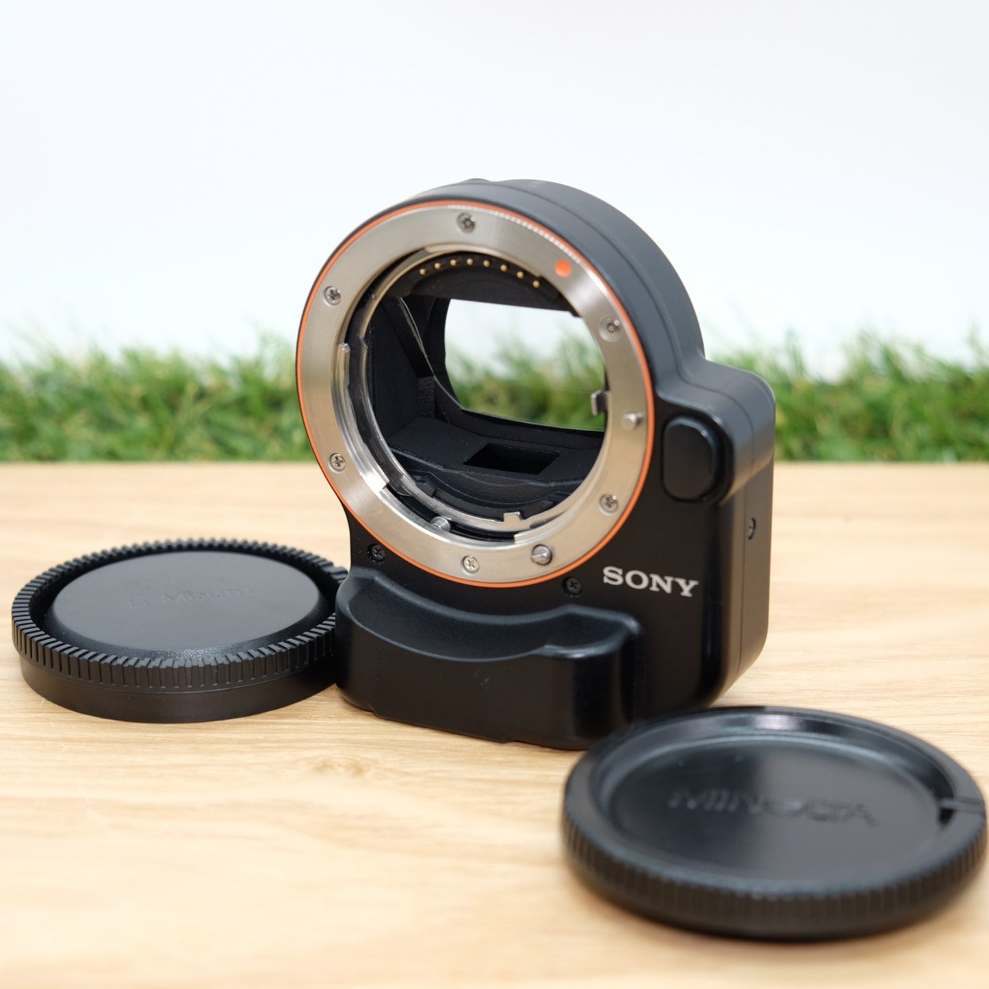 Sony LA-EA4 Mount Adapter Attach for A to E-mount W/ Cap Japan [N Mint] #1163E