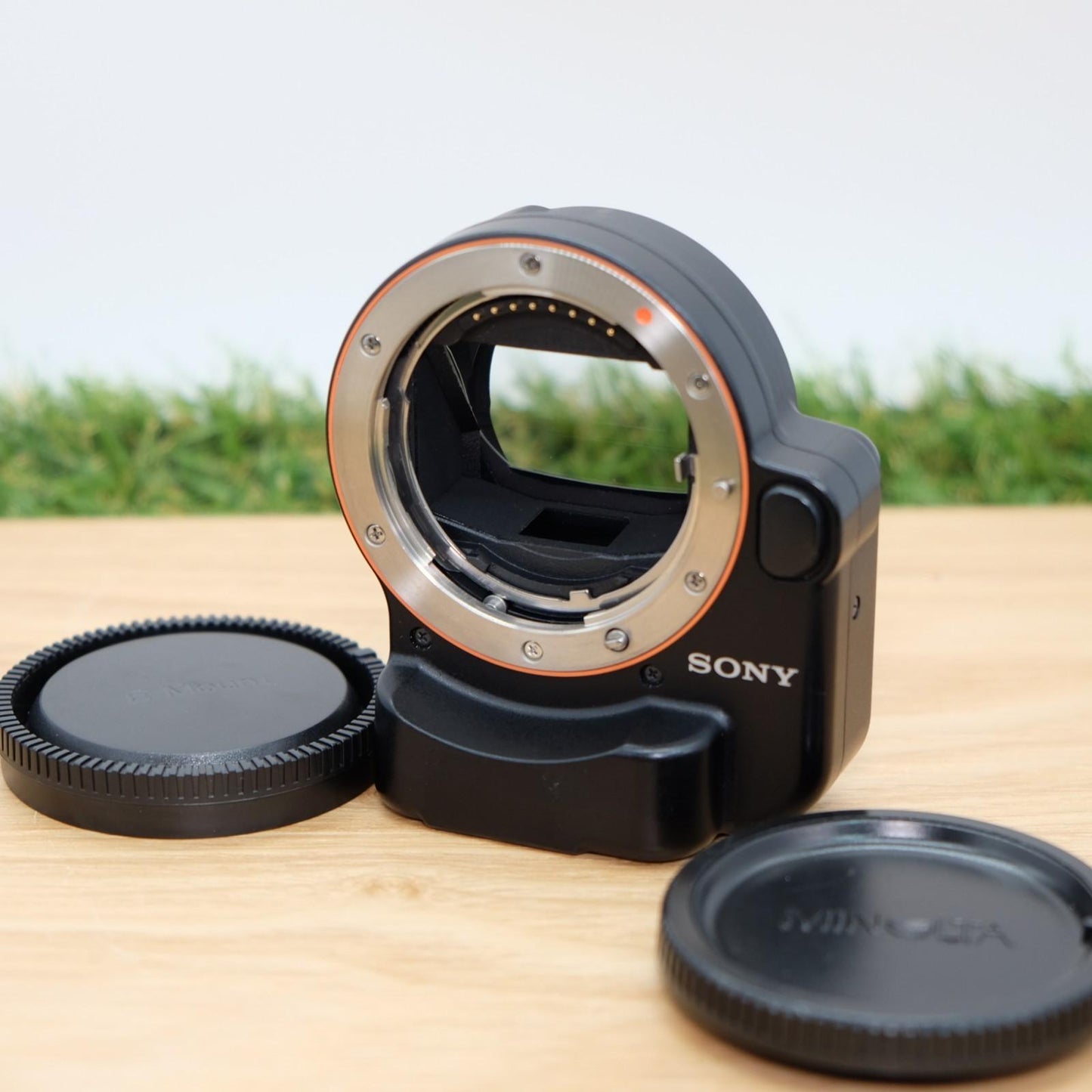 Sony LA-EA4 Mount Adapter Attach for A to E-mount W/ Cap Japan [N Mint] #1163E