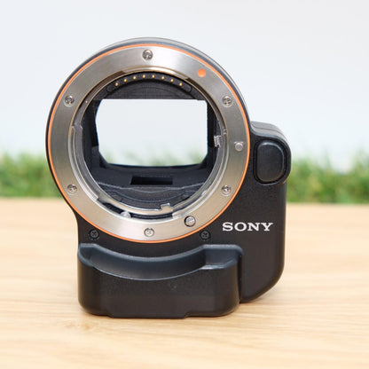 Sony LA-EA4 Mount Adapter Attach for A to E-mount W/ Cap Japan [N Mint] #1163E