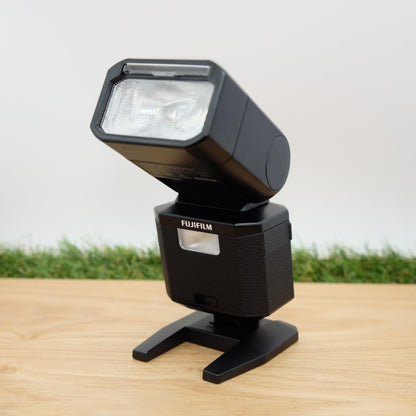 FUJIFILM EF-X500 Flash Clip on Shoe Black W/ Box From Japan [Near Mint] #1325