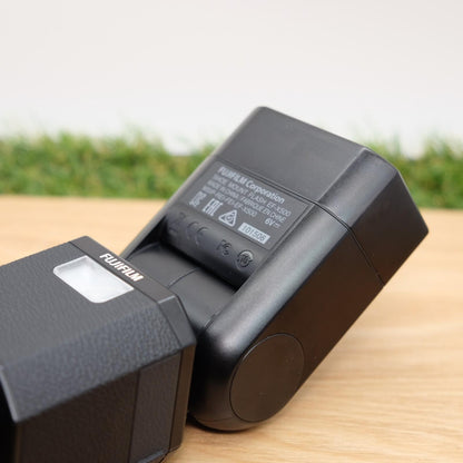 FUJIFILM EF-X500 Flash Clip on Shoe Black W/ Box From Japan [Near Mint] #1325