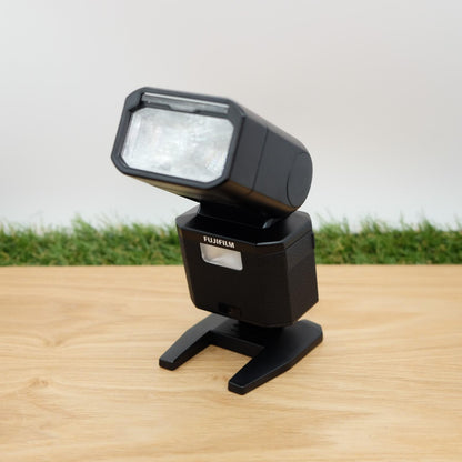 FUJIFILM EF-X500 Flash Clip on Shoe Black W/ Box From Japan [Near Mint] #1325