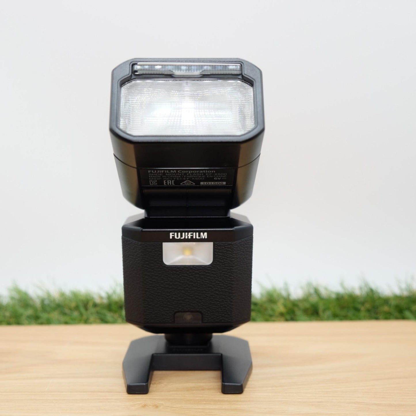 FUJIFILM EF-X500 Flash Clip on Shoe Black W/ Box From Japan [Near Mint] #1325