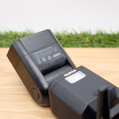FUJIFILM EF-X500 Flash Clip on Shoe Black W/ Box From Japan [Near Mint] #1325