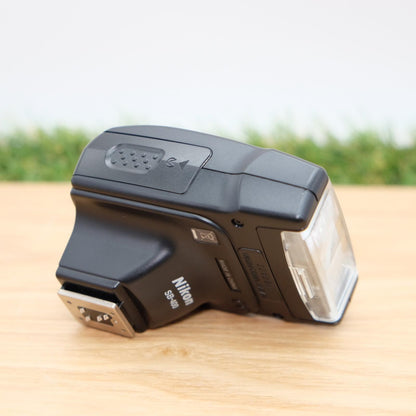 Nikon Speedlight SB-400 Shoe Mount Flash Tested W/Case Black Japan [Mint] #1220A