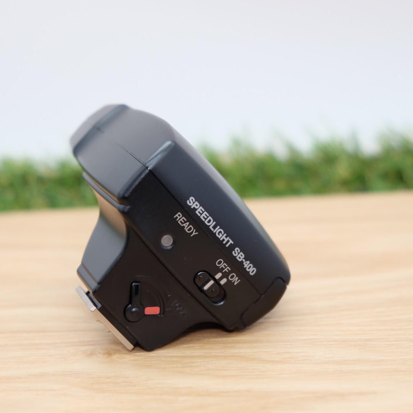 Nikon Speedlight SB-400 Shoe Mount Flash Tested W/Case Black Japan [Mint] #1220A