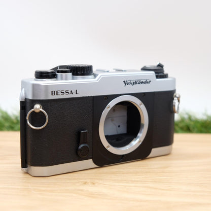 Voigtlander BESSA L Sliver 35mm Film Camera L39 W/ Box Japan [Near Mint-] #1327