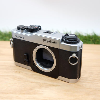 Voigtlander BESSA L Sliver 35mm Film Camera L39 W/ Box Japan [Near Mint-] #1327