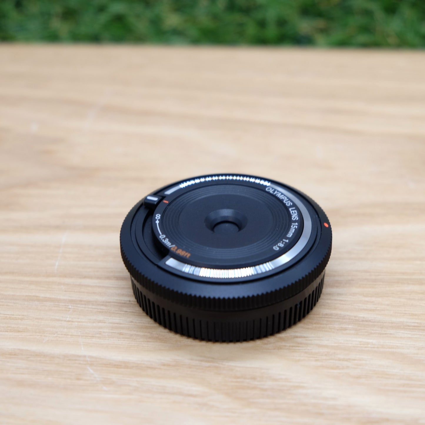 Olympus 15mm f8 Lens BCL-1580 Black for PEN Camera W/ Cap Japan [N Mint] #1041C