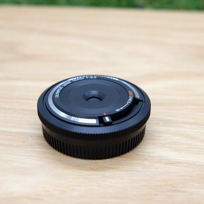 Olympus 15mm f8 Lens BCL-1580 Black for PEN Camera W/ Cap Japan [N Mint] #1041C