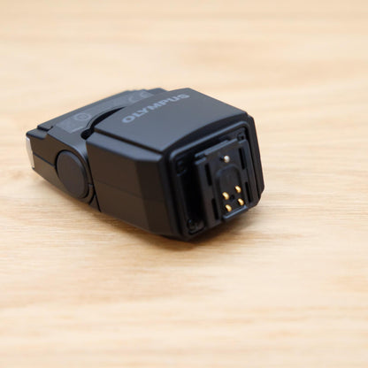 Olympus FL-LM3 Flash for E-M1 M5 M10 Mark II III Pen W/Case Japan [Mint] #1235B