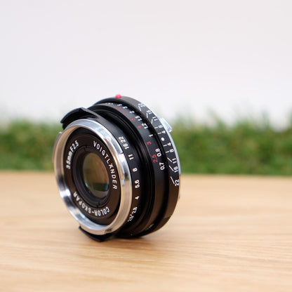 Voigtlander COLOR SKOPAR 35mm F2.5 P II VM for Leica M W/ Box Japan [Mint] #1334