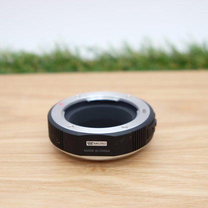 Olympus MMF-2 Four Thirds Mount Micro Adapter 4/3 Body Black Japan [Mint] #1296