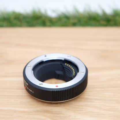 Olympus MMF-2 Four Thirds Mount Micro Adapter 4/3 Body Black Japan [Mint] #1296