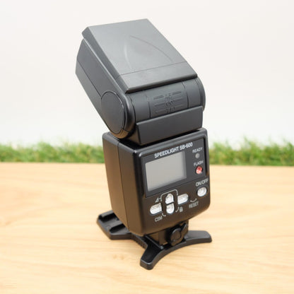 Nikon Speedlight SB-600 Shoe Mount Flash SB 600 W/ Case Japan [Near Mint] #1292