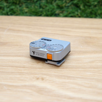 Voigtlander VC Meter II Sliver Exposure Meter Camera Japan [Near Mint] #1249A