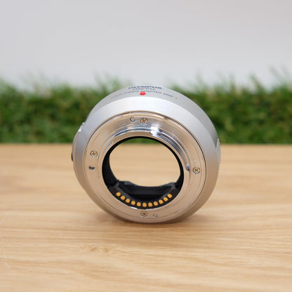 Olympus MMF-1 Four thirds Adapter Micro Four Thirds  W/ Box [Mint] #23092E